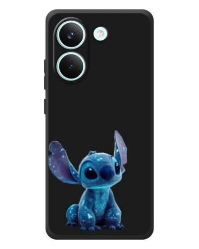 Чехол для Xiaomi Poco X8 Pro с картинкой «Стич на черном» Чехол для Xiaomi Poco X8 Pro с картинкой «Стич на черном»