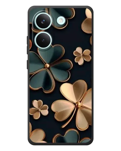 Чехол для Xiaomi Poco X8 Pro с картинкой «Клевер в золоте» Чехол для Xiaomi Poco X8 Pro с картинкой «Клевер в золоте»