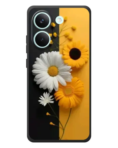 Чехол для Xiaomi Poco X8 Pro с картинкой «Подсолнух и ромашка» Чехол для Xiaomi Poco X8 Pro с картинкой «Подсолнух и ромашка»