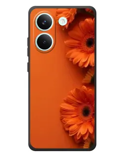 Чехол для Xiaomi Poco X8 Pro с картинкой «Оранжевые герберы» Чехол для Xiaomi Poco X8 Pro с картинкой «Оранжевые герберы»