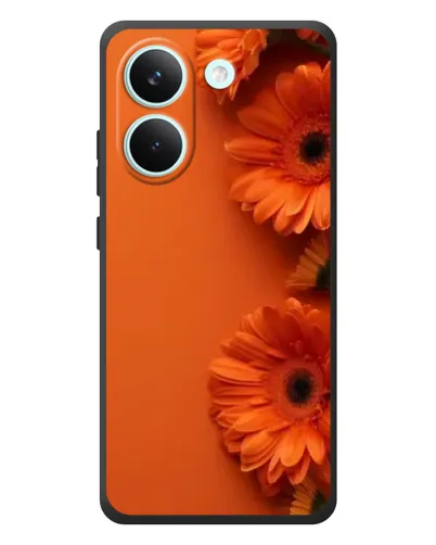 Чехол для Xiaomi Poco X8 Pro с картинкой «Оранжевые герберы» Чехол для Xiaomi Poco X8 Pro с картинкой «Оранжевые герберы»