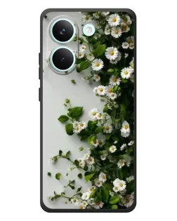 Чехол для Xiaomi Poco X8 Pro с картинкой «Ветка мелких белых цветов» Чехол для Xiaomi Poco X8 Pro с картинкой «Ветка мелких белых цветов»