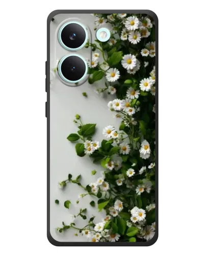 Чехол для Xiaomi Poco X8 Pro с картинкой «Ветка мелких белых цветов» Чехол для Xiaomi Poco X8 Pro с картинкой «Ветка мелких белых цветов»