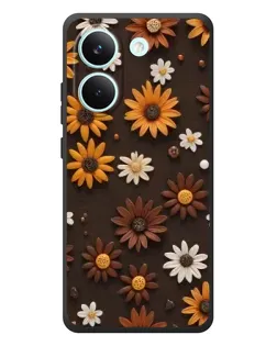 Чехол для Xiaomi Poco X8 Pro с картинкой «Узор из маленьких подсолнухов» Чехол для Xiaomi Poco X8 Pro с картинкой «Узор из маленьких подсолнухов»