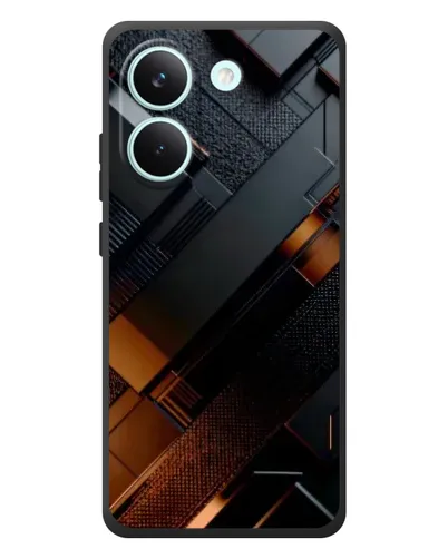 Чехол для Xiaomi Poco X8 Pro с картинкой «Черные геометрические блоки» Чехол для Xiaomi Poco X8 Pro с картинкой «Черные геометрические блоки»