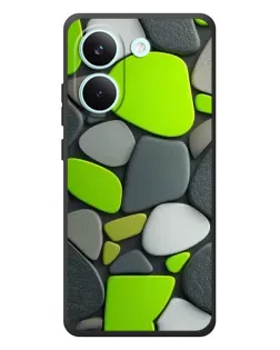 Чехол для Xiaomi Poco X8 Pro с картинкой «Яркая неоновая галька»
