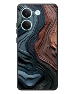 Чехол для Xiaomi Poco X8 Pro с картинкой «Цветные волны каньона»