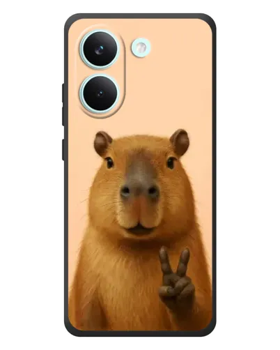Чехол для Xiaomi Poco X8 Pro с картинкой «Капибара виктория» Чехол для Xiaomi Poco X8 Pro с картинкой «Капибара виктория»