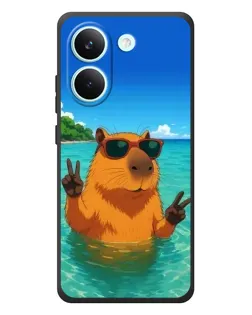 Чехол для Xiaomi Poco X8 Pro с картинкой «Морская капибара» Чехол для Xiaomi Poco X8 Pro с картинкой «Морская капибара»