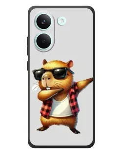 Чехол для Xiaomi Poco X8 Pro с картинкой «Капибара рэпер даб» Чехол для Xiaomi Poco X8 Pro с картинкой «Капибара рэпер даб»