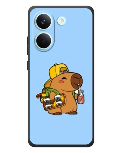 Чехол для Xiaomi Poco X8 Pro с картинкой «Капибара на скейте» Чехол для Xiaomi Poco X8 Pro с картинкой «Капибара на скейте»