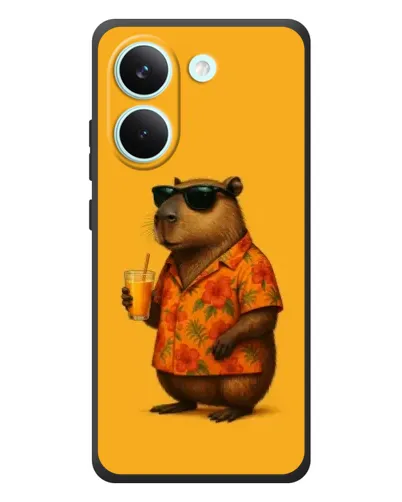Чехол для Xiaomi Poco X8 Pro с картинкой «Капибара на отдыхе» Чехол для Xiaomi Poco X8 Pro с картинкой «Капибара на отдыхе»