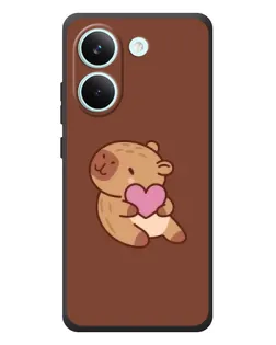 Чехол для Xiaomi Poco X8 Pro с картинкой «Капибара с сердцем» Чехол для Xiaomi Poco X8 Pro с картинкой «Капибара с сердцем»