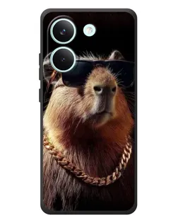 Чехол для Xiaomi Poco X8 Pro с картинкой «Капибара золотая цепь» Чехол для Xiaomi Poco X8 Pro с картинкой «Капибара золотая цепь»