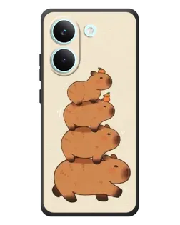 Чехол для Xiaomi Poco X8 Pro с картинкой «Башня из капибар» Чехол для Xiaomi Poco X8 Pro с картинкой «Башня из капибар»