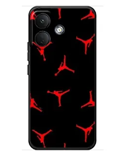 Чохол для Xiaomi Poco X8 з картинкою «Jordan Red Pattern» Чохол для Xiaomi Poco X8 з картинкою «Jordan Red Pattern»
