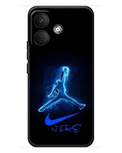 Чохол для Xiaomi Poco X8 з картинкою «Jordan Neon Blue» Чохол для Xiaomi Poco X8 з картинкою «Jordan Neon Blue»