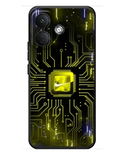 Чехол для Xiaomi Poco X8 с картинкой «Nike — золотая искра» Чехол для Xiaomi Poco X8 с картинкой «Nike — золотая искра»