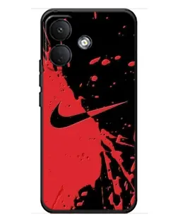 Чохол для Xiaomi Poco X8 з картинкою «Червоні бризки Nike» Чохол для Xiaomi Poco X8 з картинкою «Червоні бризки Nike»