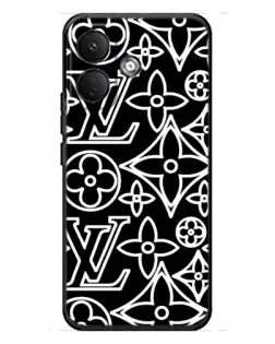 Чохол для Xiaomi Poco X8 з картинкою «Чорно-білий візерунок LV» Чохол для Xiaomi Poco X8 з картинкою «Чорно-білий візерунок LV»