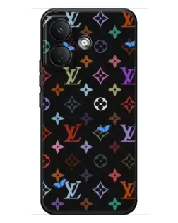 Чохол для Xiaomi Poco X8 з картинкою «Кольорова монограма LV»