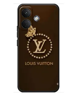Чохол для Xiaomi Poco X8 з картинкою «LV — золота печатка»