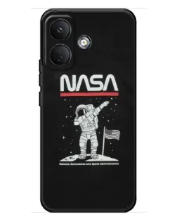 Чохол для Xiaomi Poco X8 з картинкою «NASA — крокуємо по Місяцю» Чохол для Xiaomi Poco X8 з картинкою «NASA — крокуємо по Місяцю»