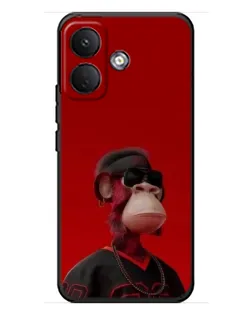 Чохол для Xiaomi Poco X8 з картинкою «Bored Ape в червоному» Чохол для Xiaomi Poco X8 з картинкою «Bored Ape в червоному»