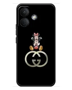 Чохол для Xiaomi Poco X8 з картинкою «Мінні Маус на лого» Чохол для Xiaomi Poco X8 з картинкою «Мінні Маус на лого»