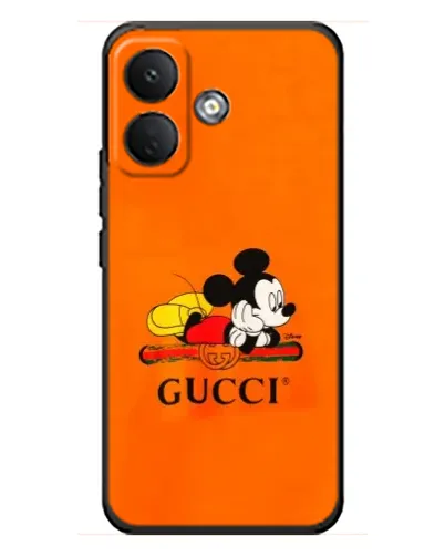 Чохол для Xiaomi Poco X8 з картинкою «Міккі Маус Gucci — помаранч» Чохол для Xiaomi Poco X8 з картинкою «Міккі Маус Gucci — помаранч»