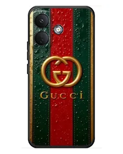 Чохол для Xiaomi Poco X8 з картинкою «Gucci — фірмова смуга та золото» Чохол для Xiaomi Poco X8 з картинкою «Gucci — фірмова смуга та золото»