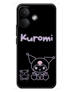 Чехол для Xiaomi Poco X8 с картинкой «Kuromi — черный минимализм» Чехол для Xiaomi Poco X8 с картинкой «Kuromi — черный минимализм»
