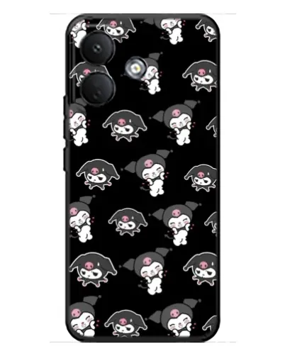 Чохол для Xiaomi Poco X8 з картинкою «Чорний паттерн Kuromi» Чохол для Xiaomi Poco X8 з картинкою «Чорний паттерн Kuromi»