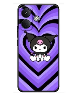 Чохол для Xiaomi Poco X8 з картинкою «Kuromi та фіолетові серця» Чохол для Xiaomi Poco X8 з картинкою «Kuromi та фіолетові серця»