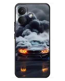 Чохол для Xiaomi Poco X8 з картинкою «BMW у диму» Чохол для Xiaomi Poco X8 з картинкою «BMW у диму»