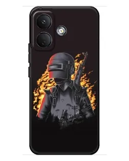 Чохол для Xiaomi Poco X8 з картинкою «PUBG — вогняний силует» Чохол для Xiaomi Poco X8 з картинкою «PUBG — вогняний силует»