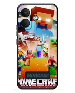 Чохол для Xiaomi Poco X8 з картинкою «Minecraft герої гри» Чохол для Xiaomi Poco X8 з картинкою «Minecraft герої гри»