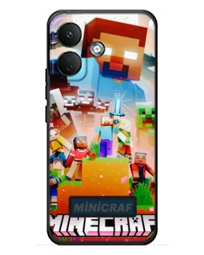 Чохол для Xiaomi Poco X8 з картинкою «Minecraft герої гри» Чохол для Xiaomi Poco X8 з картинкою «Minecraft герої гри»