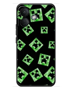 Чохол для Xiaomi Poco X8 з картинкою «Паттерн з кріперами» Чохол для Xiaomi Poco X8 з картинкою «Паттерн з кріперами»