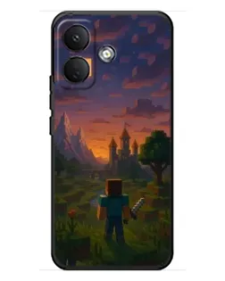 Чохол для Xiaomi Poco X8 з картинкою «Стів біля вежі» Чохол для Xiaomi Poco X8 з картинкою «Стів біля вежі»