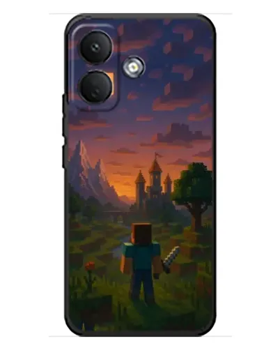 Чохол для Xiaomi Poco X8 з картинкою «Стів біля вежі» Чохол для Xiaomi Poco X8 з картинкою «Стів біля вежі»