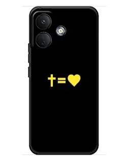 Чохол для Xiaomi Poco X8 з картинкою «Серце та Хрест»