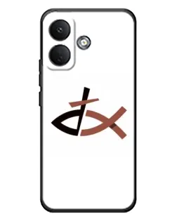 Чохол для Xiaomi Poco X8 з картинкою «Риба та хрест»