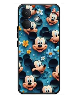 Чехол для Xiaomi Poco X8 с картинкой «Паттерн Микки и Минни» Чехол для Xiaomi Poco X8 с картинкой «Паттерн Микки и Минни»