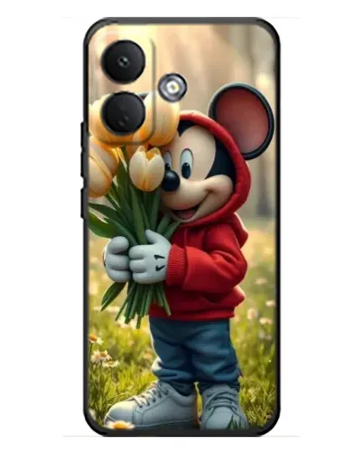 Чохол для Xiaomi Poco X8 з картинкою «Міккі з тюльпанами» Чохол для Xiaomi Poco X8 з картинкою «Міккі з тюльпанами»