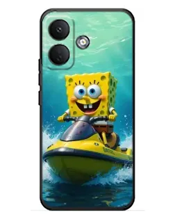 Чехол для Xiaomi Poco X8 с картинкой «Спанч Боб на гидроцикле» Чехол для Xiaomi Poco X8 с картинкой «Спанч Боб на гидроцикле»