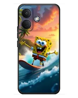 Чехол для Xiaomi Poco X8 с картинкой «Губка Боб серфингист» Чехол для Xiaomi Poco X8 с картинкой «Губка Боб серфингист»