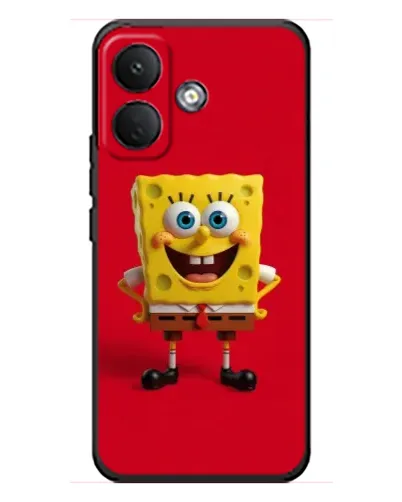Чохол для Xiaomi Poco X8 з картинкою «Спанч Боб на червоному» Чохол для Xiaomi Poco X8 з картинкою «Спанч Боб на червоному»