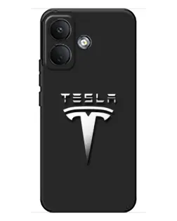 Чохол для Xiaomi Poco X8 з картинкою «Сталевий логотип Tesla» Чохол для Xiaomi Poco X8 з картинкою «Сталевий логотип Tesla»
