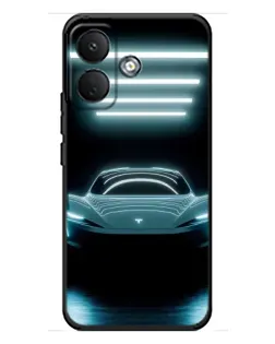 Чохол для Xiaomi Poco X8 з картинкою «Tesla в неоні» Чохол для Xiaomi Poco X8 з картинкою «Tesla в неоні»